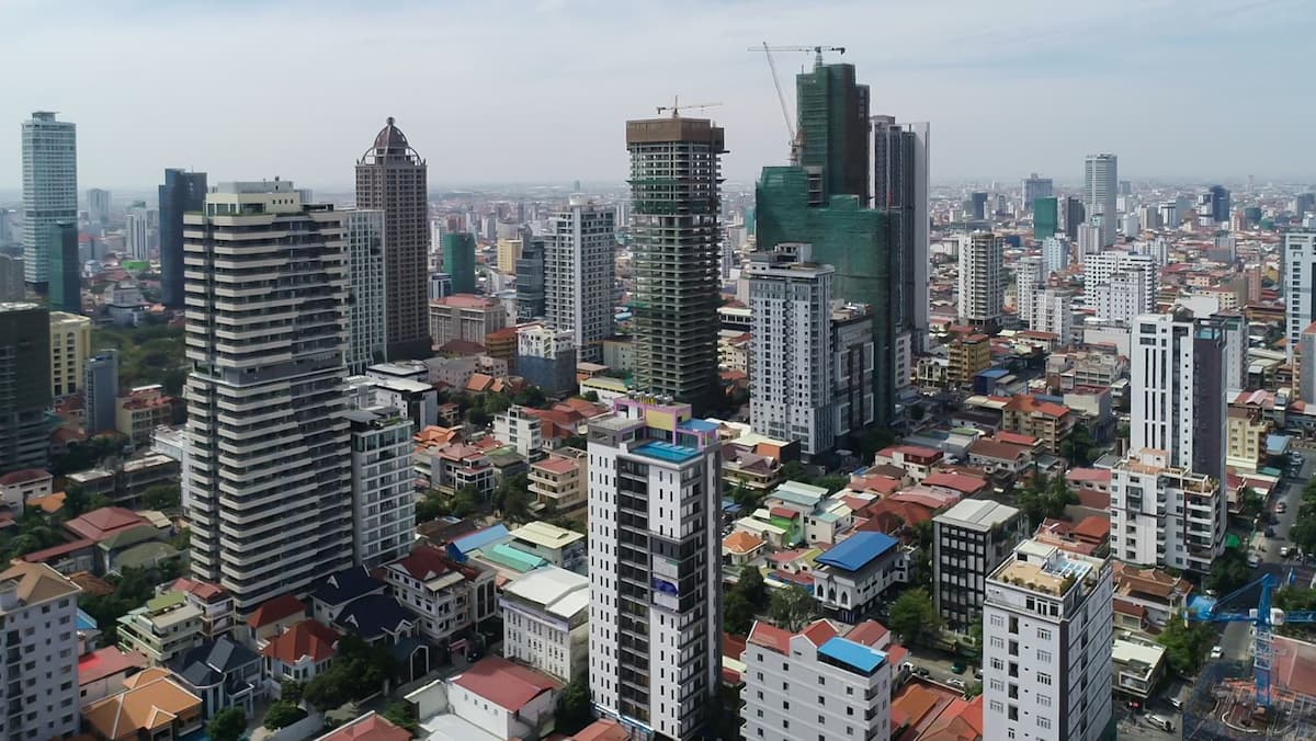 Phnom Penh city skyline